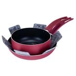 Protège poêle en feutrine x2