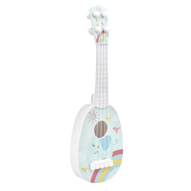Guitare enfant 4 cordes motif animal plastique L36cm (3 mod&egrave;les)