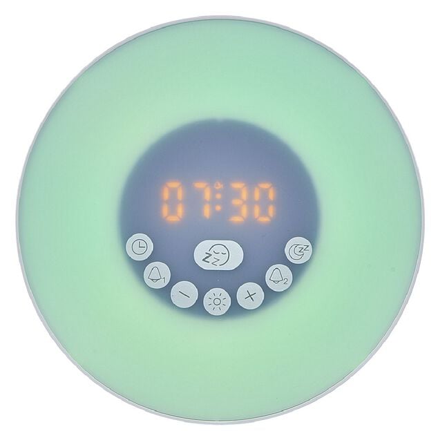 Radio r&eacute;veil lumineux connect&eacute; Homday Xpert