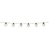 Guirlande solaire boule micro30LED blanc chaud 1,8 m