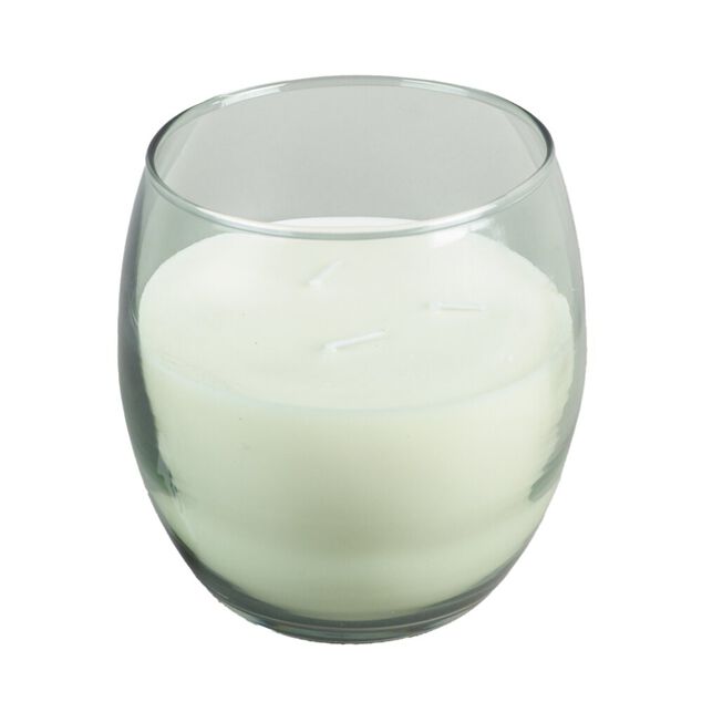 Bougie parfum&eacute;e dans verre senteur musc 36H