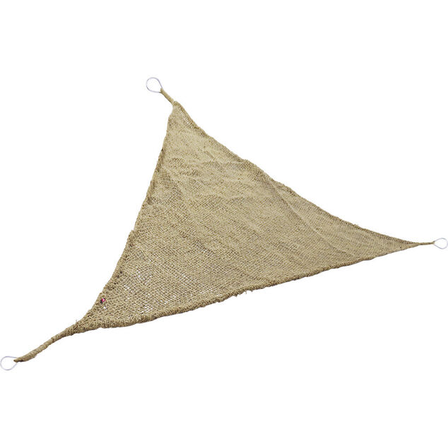 Voile d'ombrage Delta Bali 300x300x300cm fibre de coco