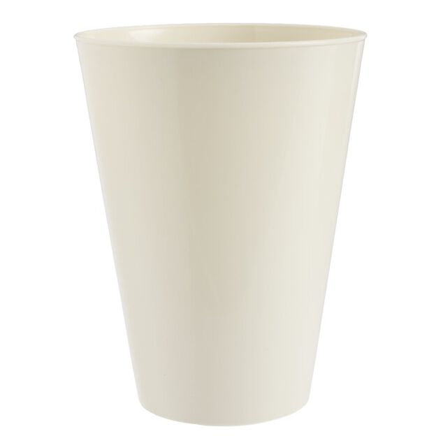 Gobelet plastique 43cl r&eacute;utilisable couleur unie &Oslash;5xH9cm (3 mod&egrave;les)