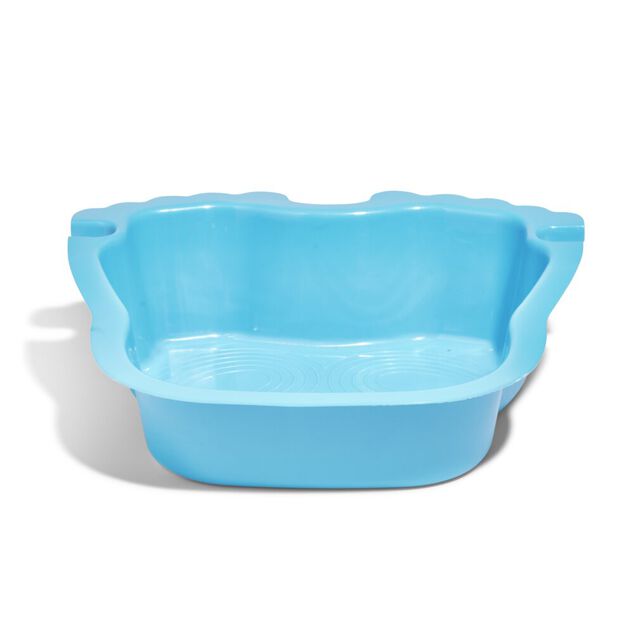 P&eacute;diluve bleu piscine