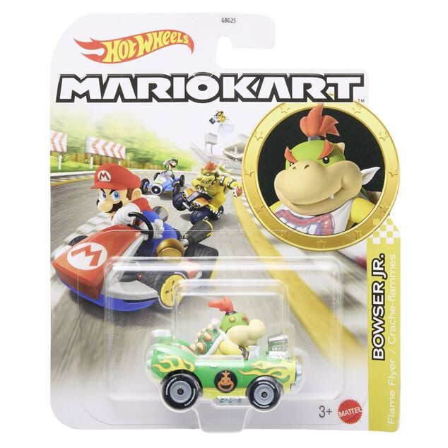 V&eacute;hicule Mario Kart 1/64 m&eacute;tal 14x16,5cm (plusieurs mod&egrave;les)