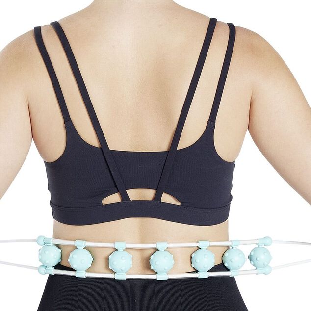 Corde de massage récupération sportive plastique bleu