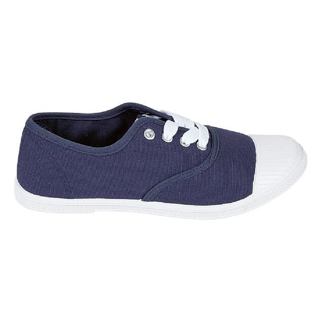 Chaussures en toile de coton bleu marine t 38