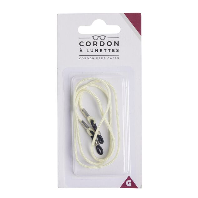 Cordon &agrave; lunette uni L64cm (2 mod&egrave;les)