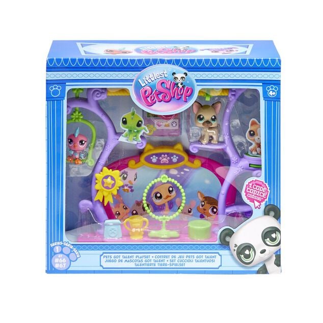 Jeu figurines Littlest petshop animaux avec accessoires 30,5x28x12,5cm