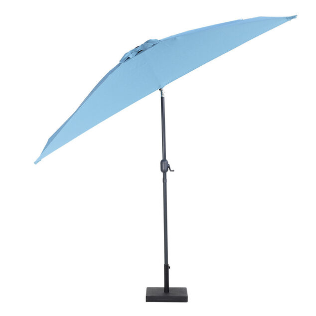 Parasol centr&eacute; Havane 250xH245x250cm bleu
