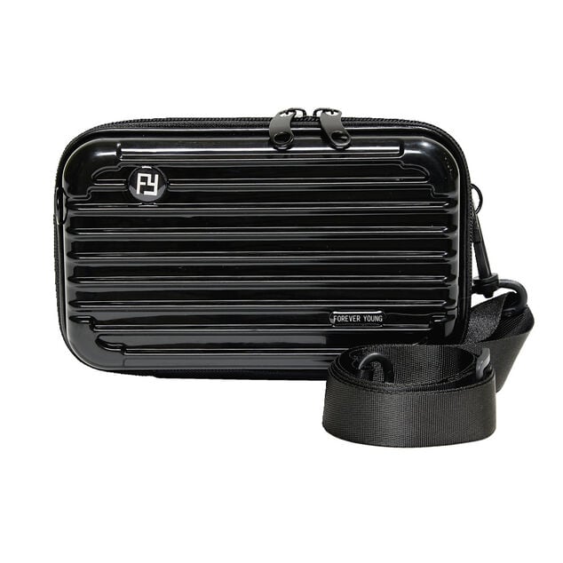 Sac &agrave; main valise avec bandouli&egrave;re amovible noir 18x7xH11cm