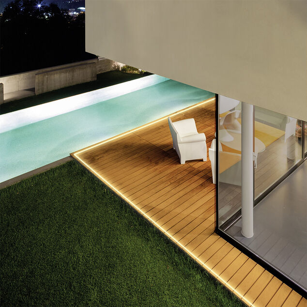 N&eacute;on flexible LED blanc chaud 5m