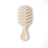 Brosse &agrave; cheveux format mini en plastique 3 coloris