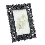 Cadre photo baroque plastique 15x20,6cm pour photo 10x15cm (2 modèles)