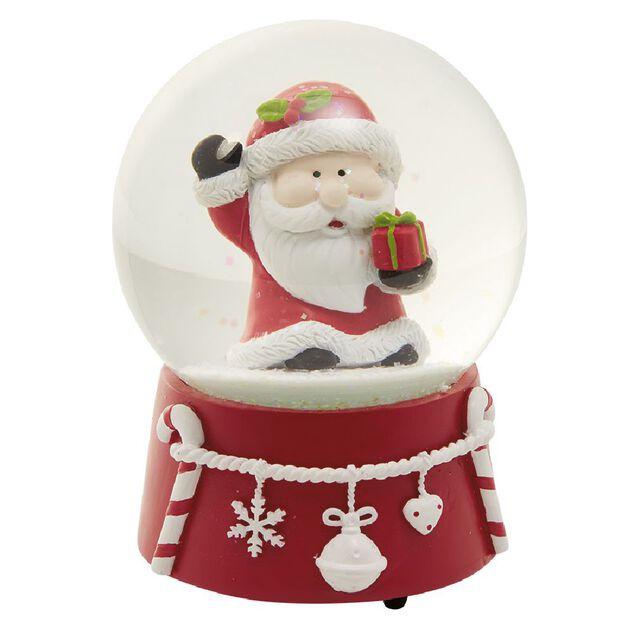 Boule &agrave; neige musicale de No&euml;l