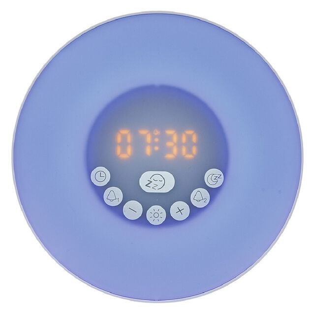 Radio r&eacute;veil lumineux connect&eacute; Homday Xpert