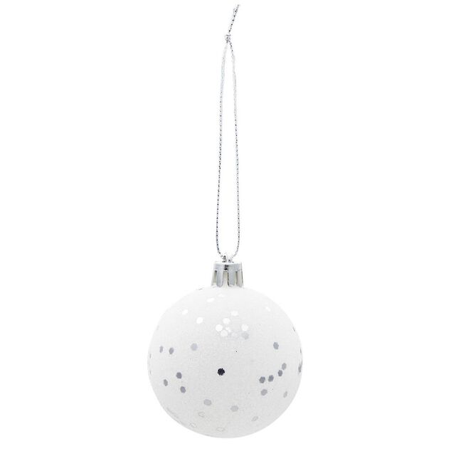 Boule de Noël à paillettes Ø6 cm