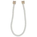 Embrasse aimant&eacute;e cordon &eacute;cru embout bois