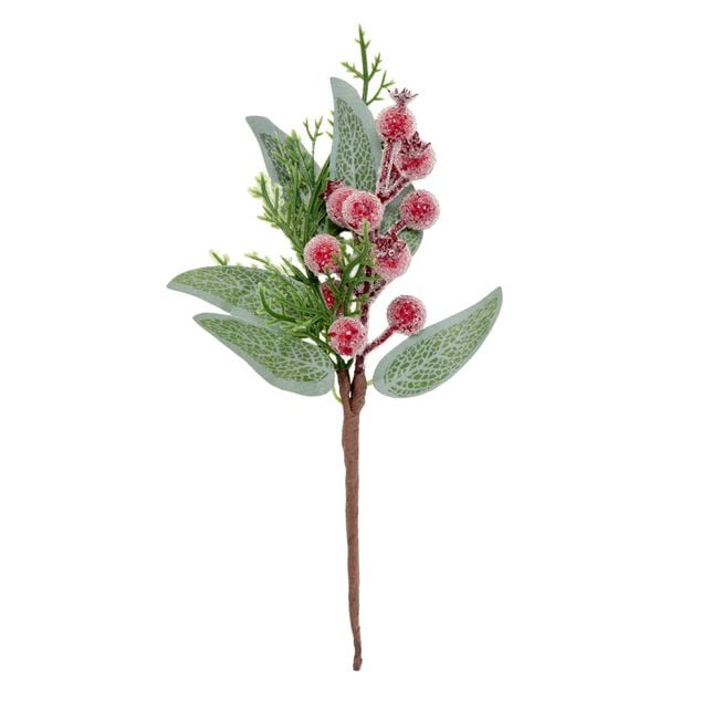 Branche de No&euml;l d&eacute;corative 21cm (6 mod&egrave;les)