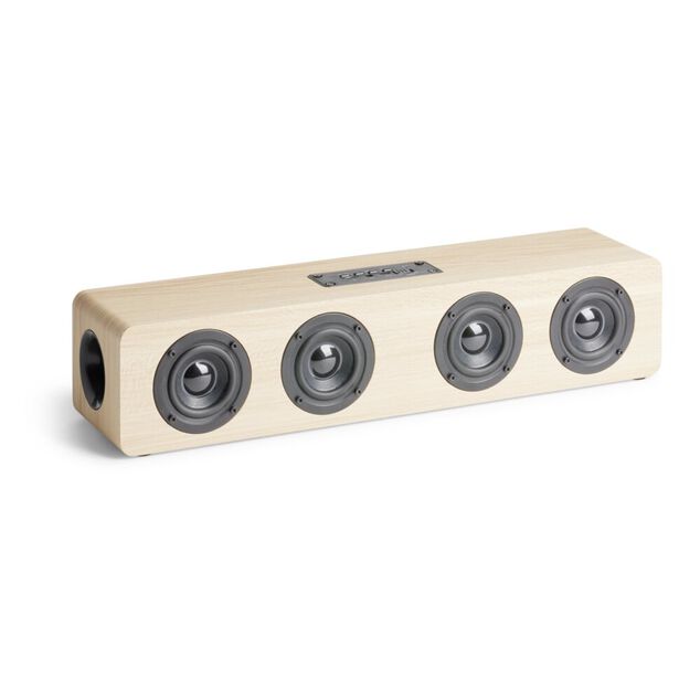 Enceinte bluetooth en bois 4 hauts parleurs 5W