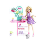 Poup&eacute;e mannequin avec accessoires fleuristes