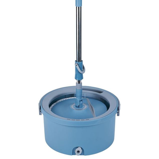 Seau essoreur polypropylène bleu L22x16xH32,5cm