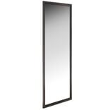 Miroir rectangulaire bord plastique noir 72,5xH195cm