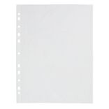 Lot de 200 pochettes perforées A4 plastique transparent