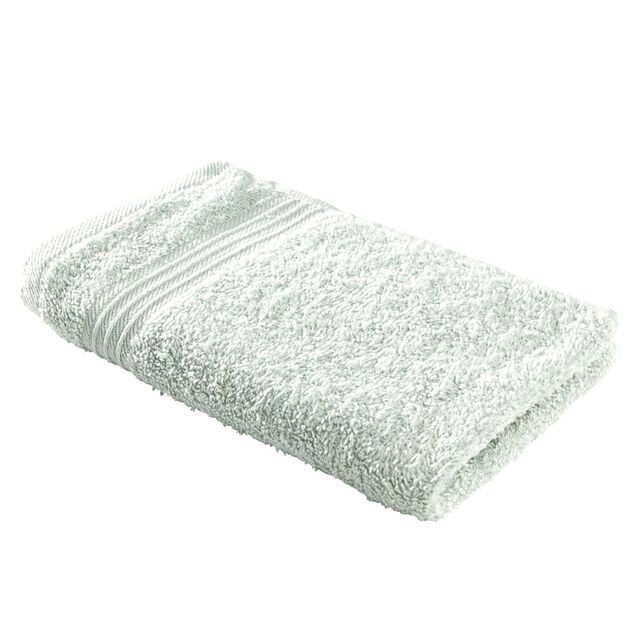 Serviette invit&eacute; 30x50cm coton vert c&eacute;ladon