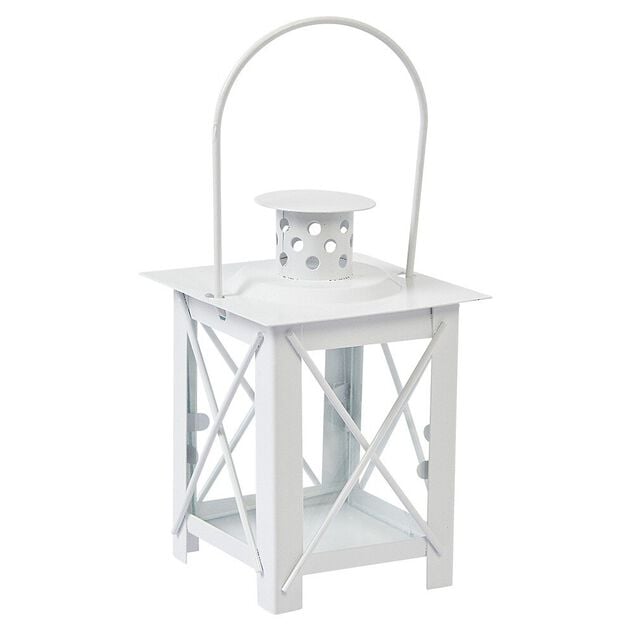 Bougeoir m&eacute;tallique lanterne