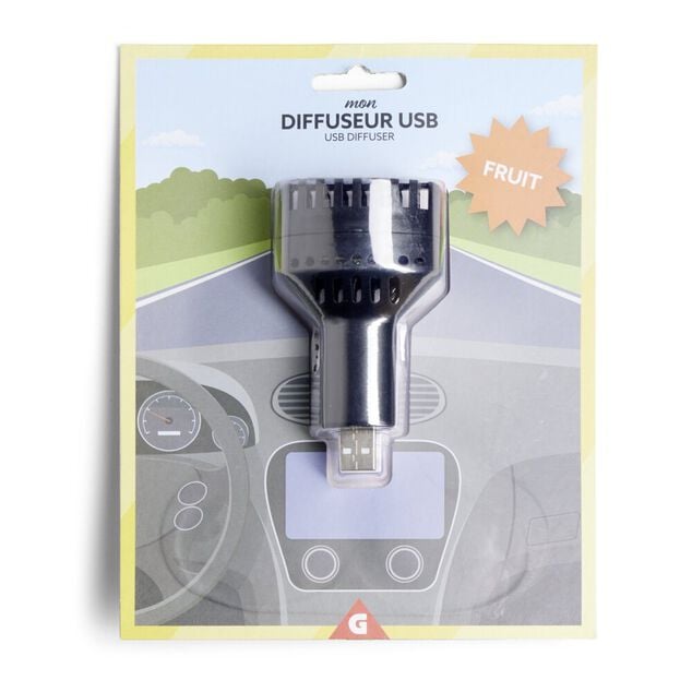 Diffuseur d&eacute;sodorisant voiture LED x2