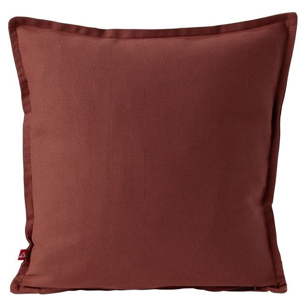 Housse de coussin coton Panama 40x40cm terracotta