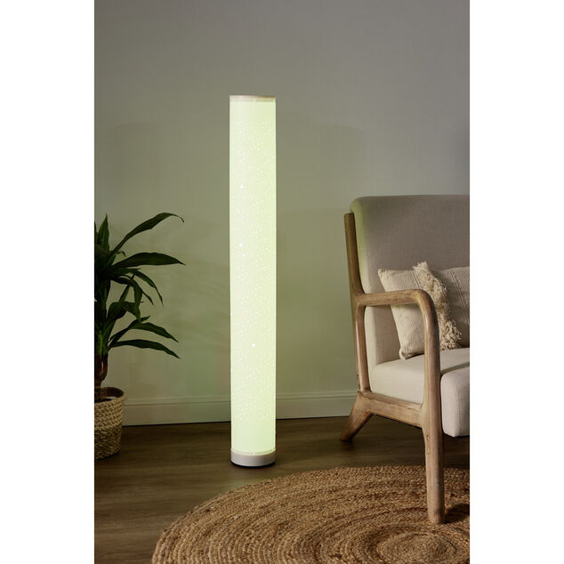 Lampadaire LED avec t&eacute;l&eacute;commande &Oslash;13xH103,5cm