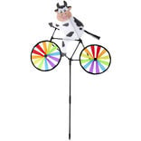 Moulin &agrave; vent &agrave; planter forme v&eacute;lo multicolore H59cm (3 mod&egrave;les)