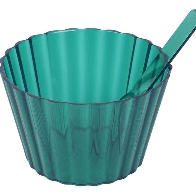 Coupelle &agrave; glace en plastique assorti x4
