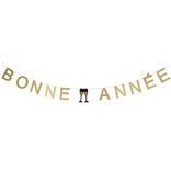 Guirlande Bonne Ann&eacute;e dor&eacute;e