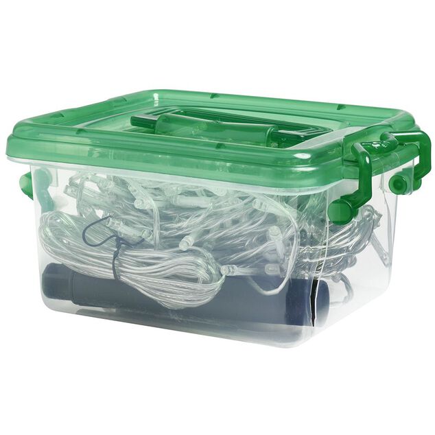 Guirlande électrique solaire 200 LED 19,9m d'éclairage blanc froid