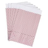 Enveloppe cadeau papier Noël tradition rouge et blanc x6 - 20x8xH28cm
