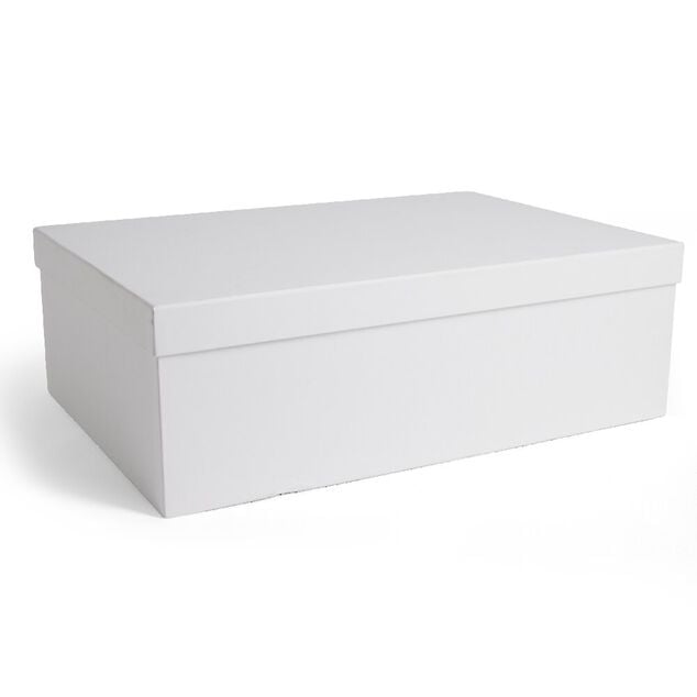 Bo&icirc;te papier blanc 44x31x15cm