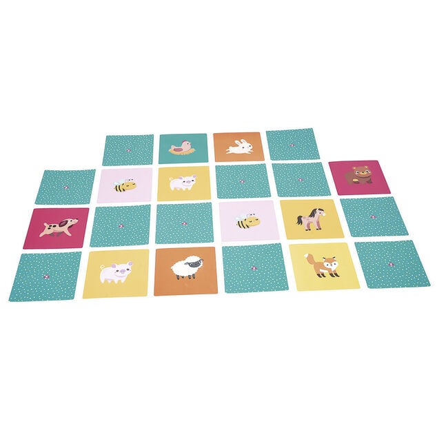 Jeu du m&eacute;mo XL 28 cartes 28x28cm