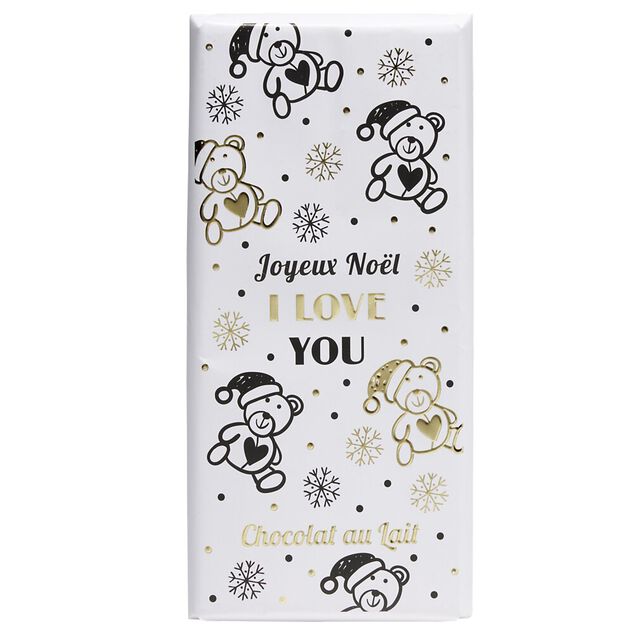 Chocolat de Noël au lait 90g (plusieurs modèles)
