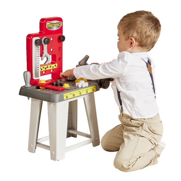 &Eacute;tabli bricolage enfant avec 19 accessoires