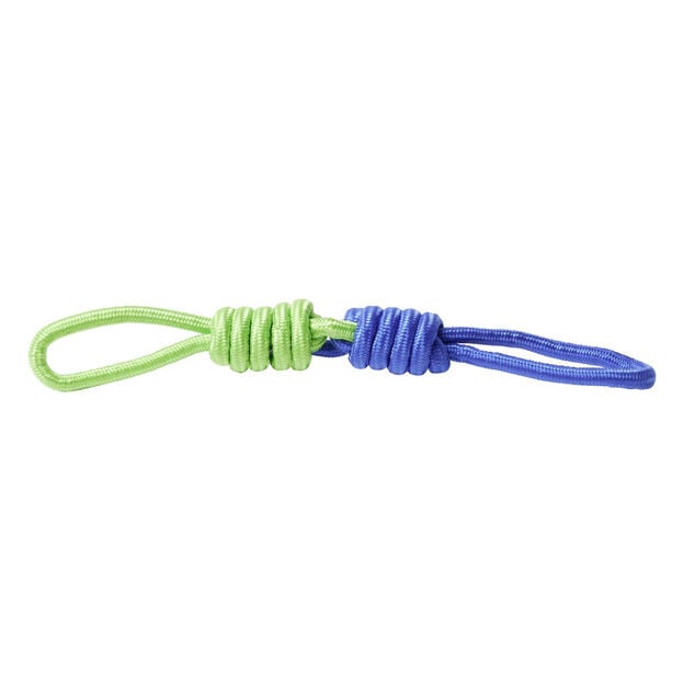 Jouet pour chien corde en coton bleu et vert &Oslash;4,5x46cm
