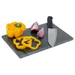 Planche à découper granit gris 40x30cm