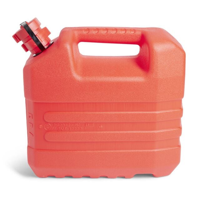 Jerrican sp&eacute;cial hydrocarbure plastique rouge - 10L