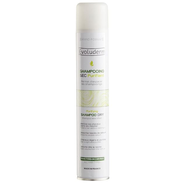 Shampoing sec Evoluderm 400 ml