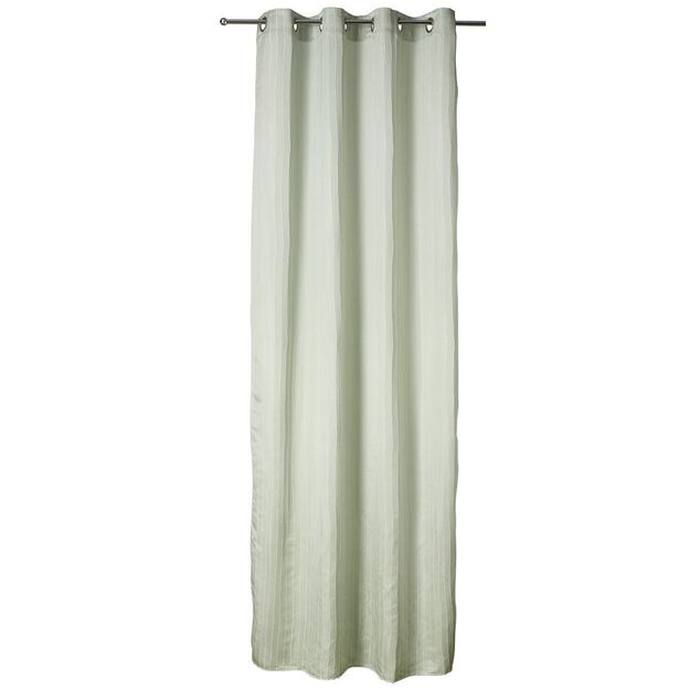 Rideau Jacquard &agrave; rayures L260X140 cm