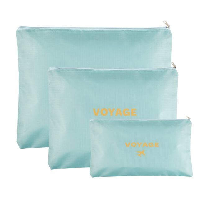 Organisateur de voyage x6 polyester bleu