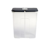 Boîte de conservation en plastique à 2 compartiments transparent 2,8L