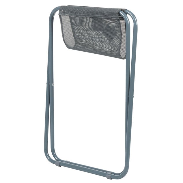 Tabouret de camping pliant gris